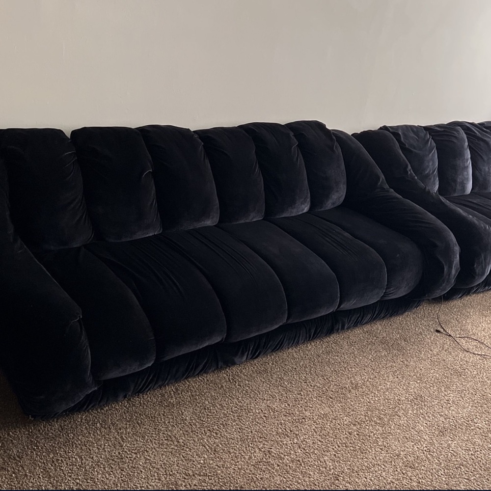2 Piece Black couch